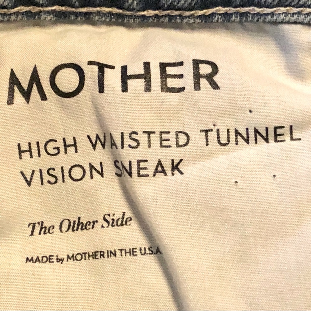 “NEW” MOTHER Superior High-Waisted Tunnel Vision Jean - Picture 6 of 9